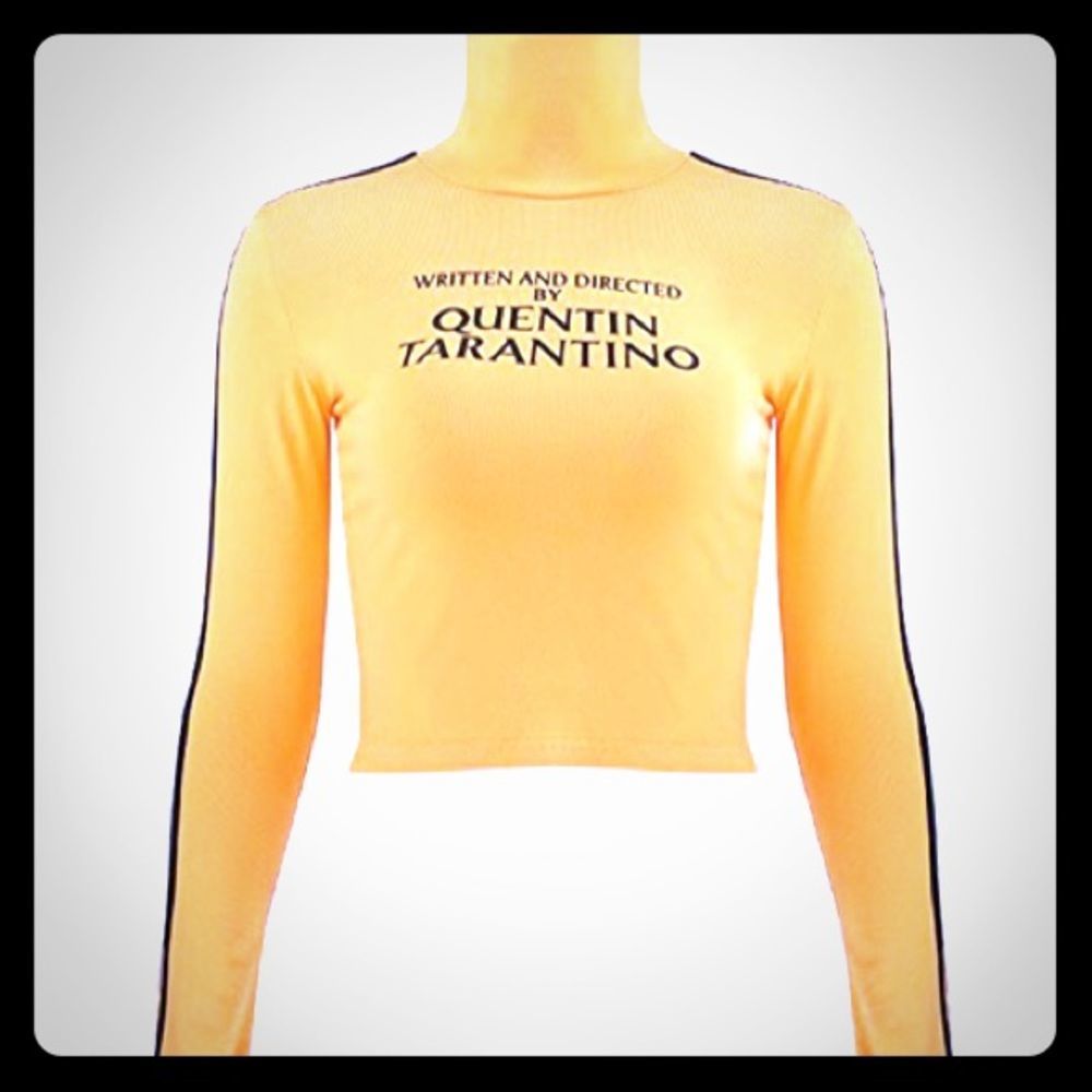 Written & Directed By Quentin Tarantino Crop Top📽